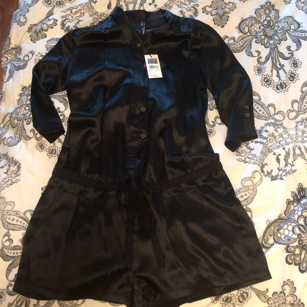 All black romper